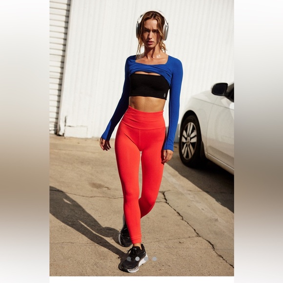 FP Movement by Free People Pants - BNWT Good karma leggings cherry tomato XS/S